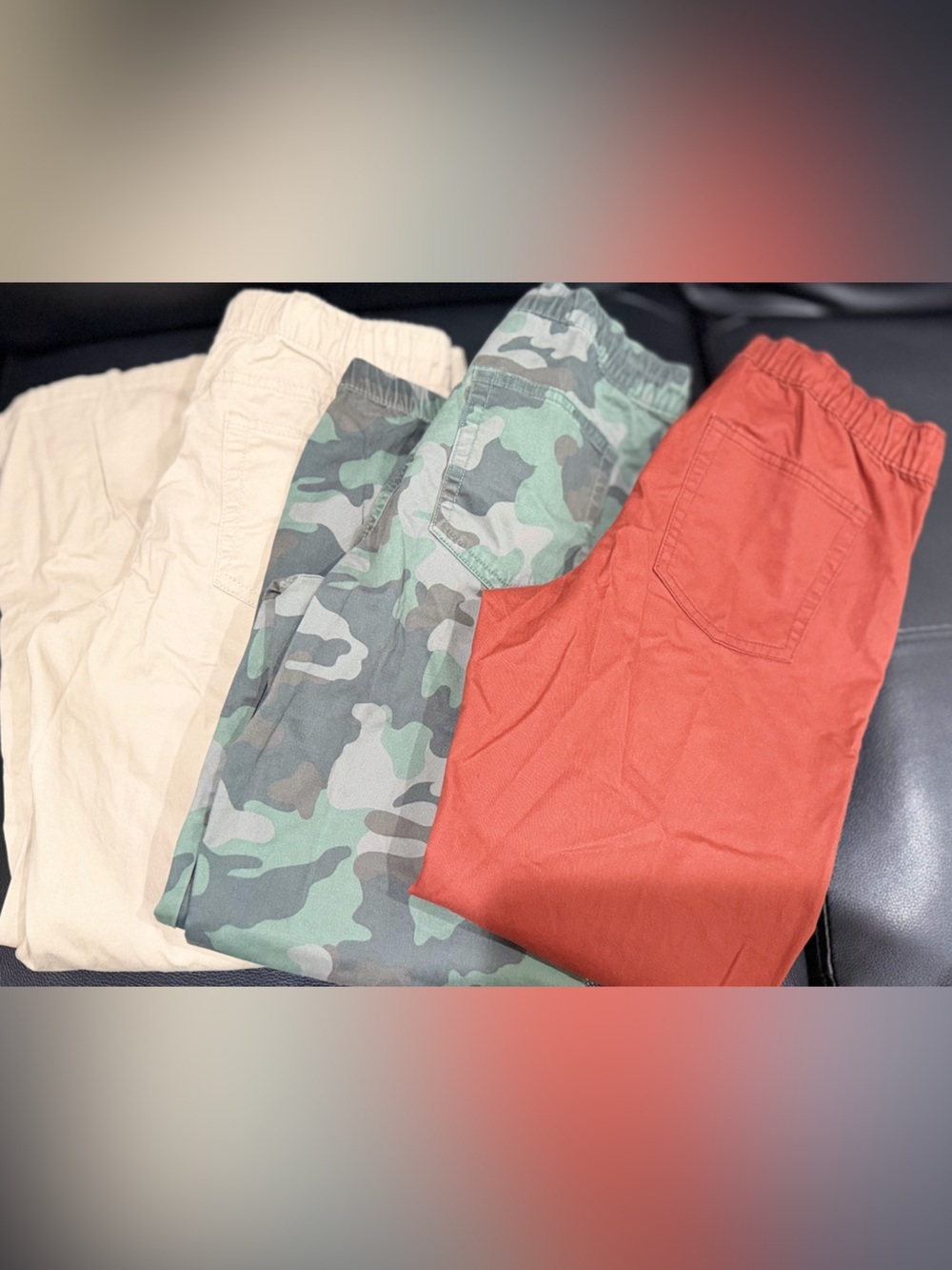 Kids Cat & Jack Jogger Pants in 3 colors - Drawstring Elastic Waist set of 3